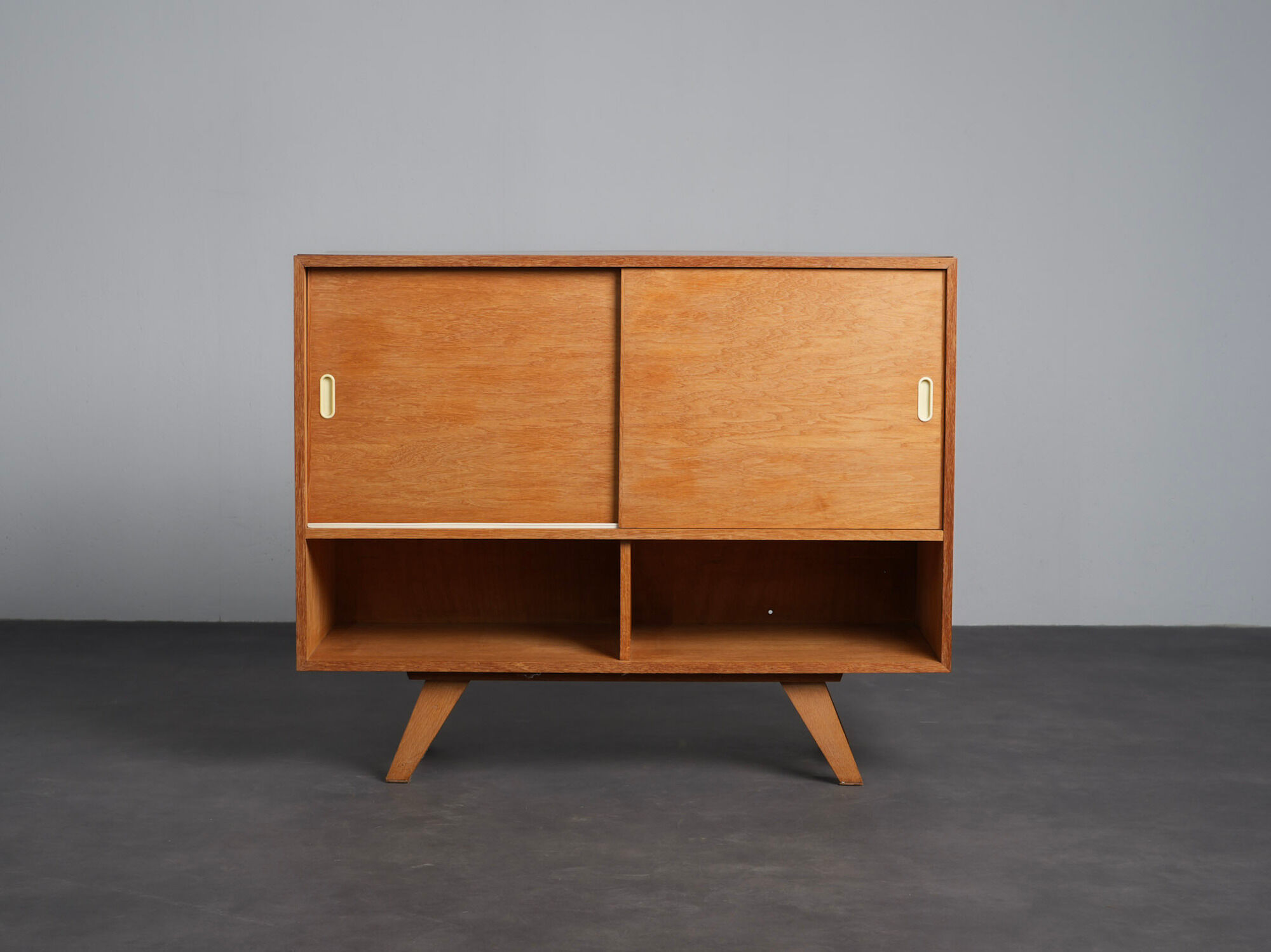 Sideboard with sliding doors, Czechoslovakia, 1960s