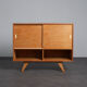 Sideboard with sliding doors, Czechoslovakia, 1960s