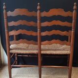 Provencal mulched bench