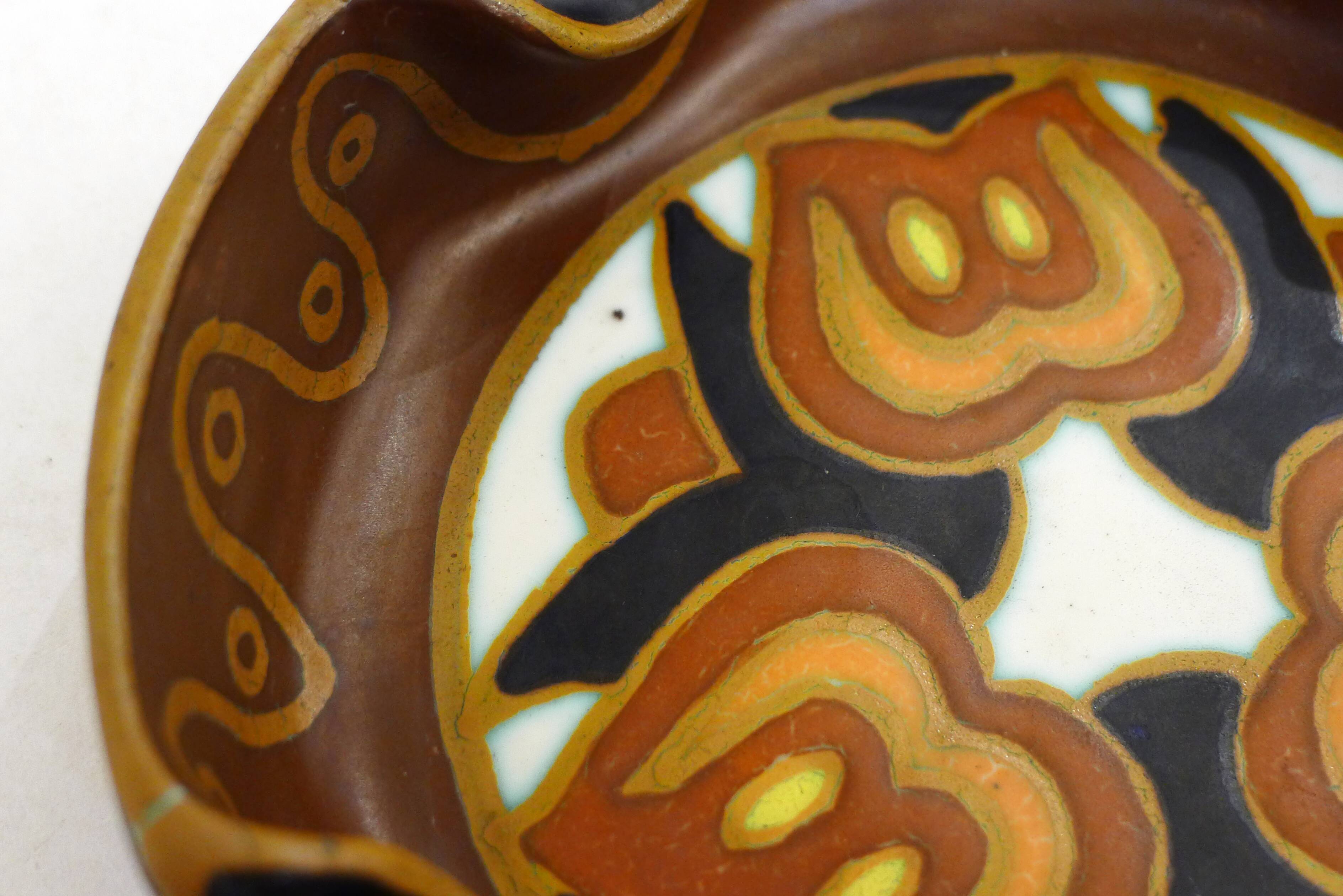 Boch Keramis Art Deco Ashtray