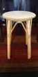 Rattan stool / plant rest - 1970s