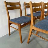 Ensemble de chaises vintage danoises
