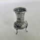 Vase tripode soliflore en argent