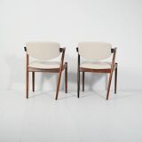 Pair of “42” Chairs by Kai Kristiansen