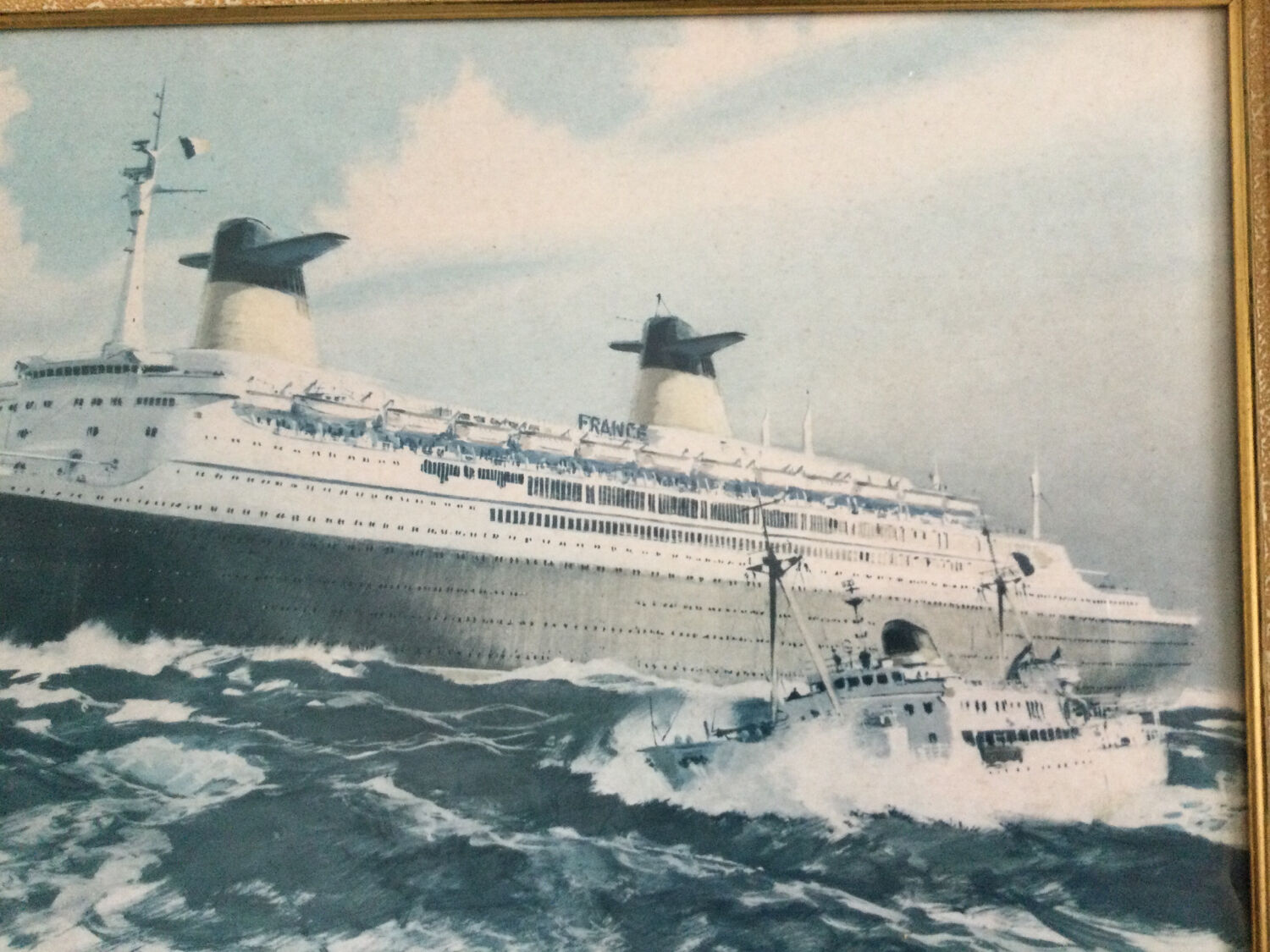 Reproduction Le France by Albert Brenet