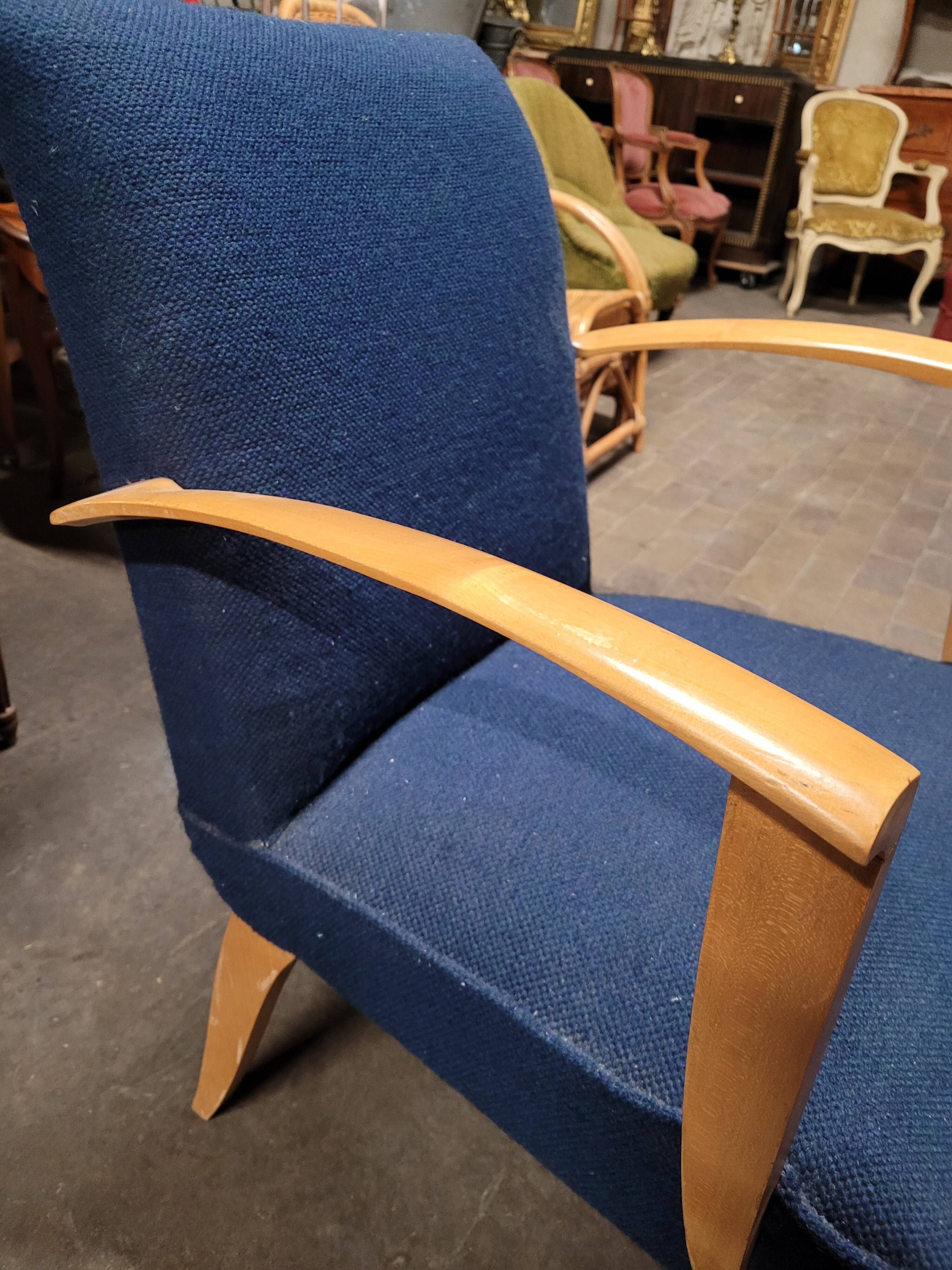 Fauteuil bridge époque art déco 1930