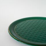 Slush pie dish, woven bamboo model, 1960