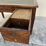 Empire style desk in solid mahogany, 19th century