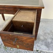 Empire style desk in solid mahogany, 19th century