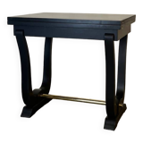 Table de jeux art deco avec plateau dépliant