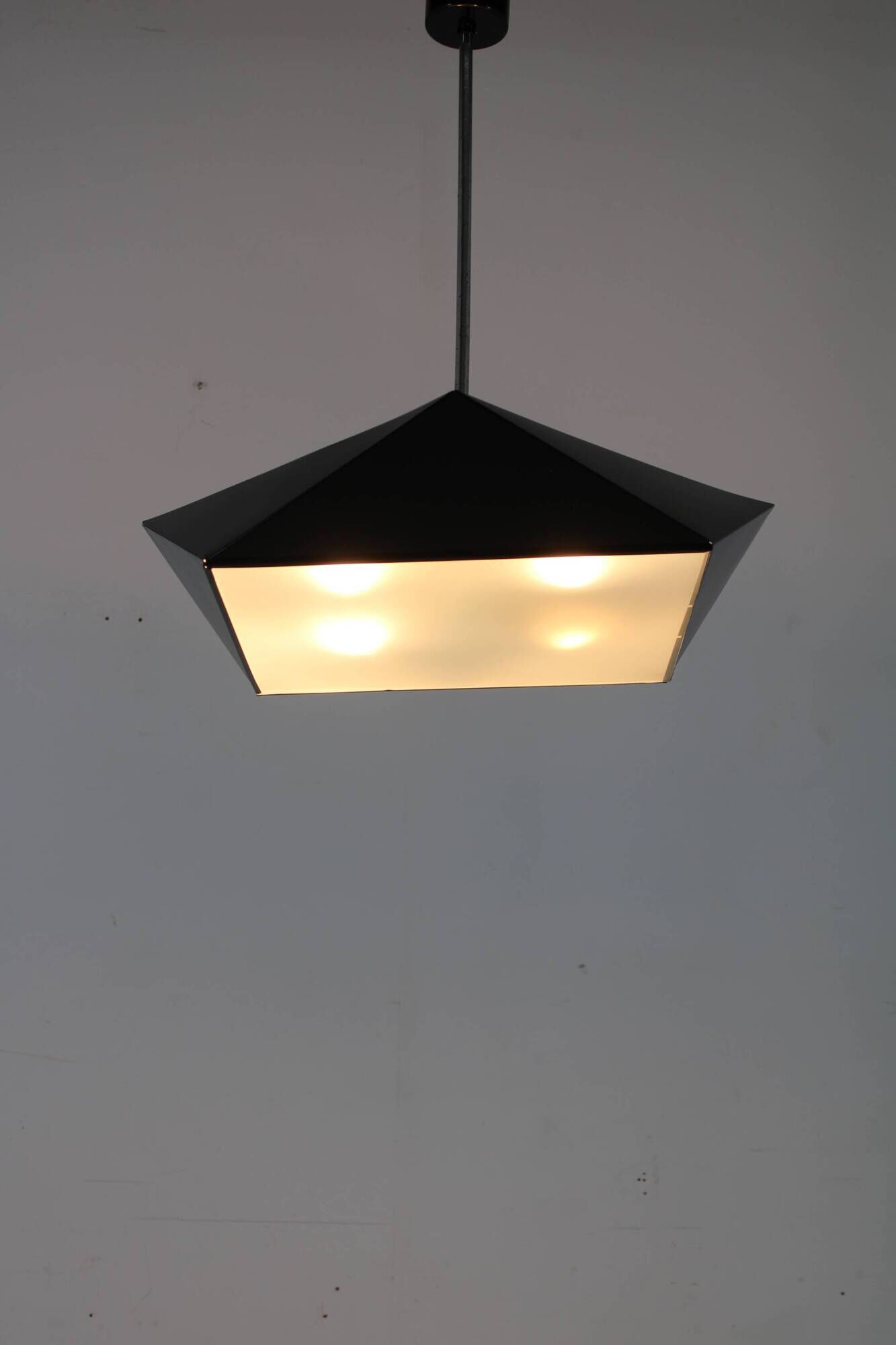 1970s Josef Hurka Rare Geometric Pendant Lamp for Napako, 6 items available