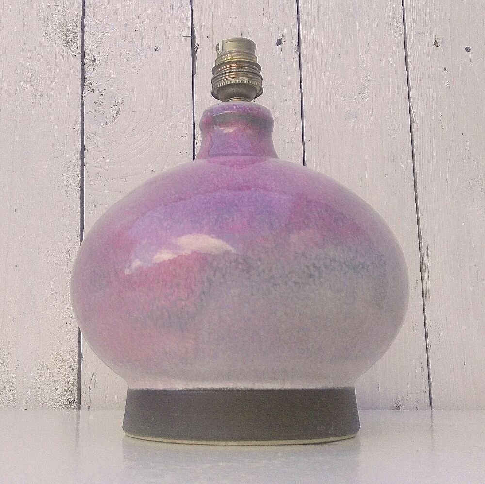 Ceramic lamp foot by Eduardo Constantino