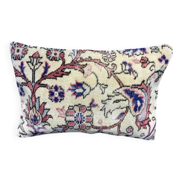 Handmade Faded Lumbar Carpet Pillow 40x60cm