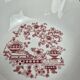 Seltmann Weiden Bavaria Theresia red salad bowl – vintage German porcelain