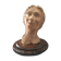 Bust face of woman art design 1950