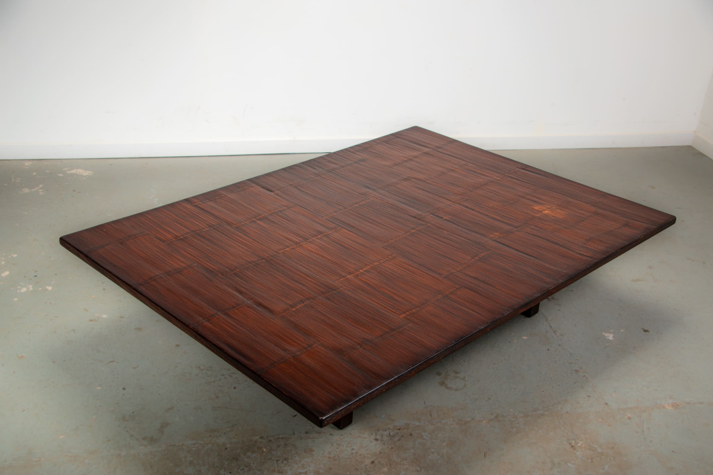 Axel Vervoordt bamboo opium coffee table circa 1980