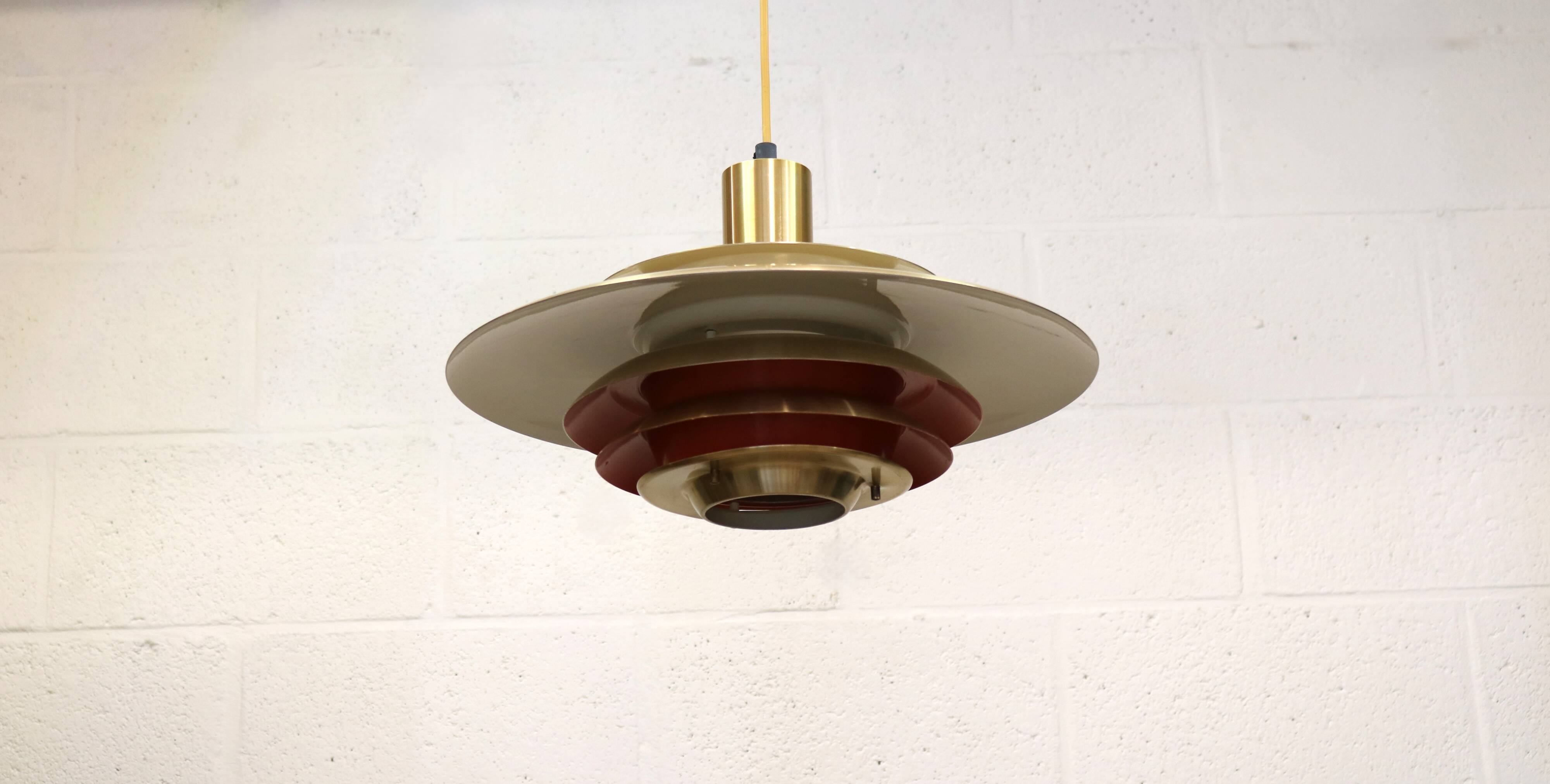 Very rare old Danish design lamp by Teknika model 425  - 60's