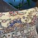 Housse de coussin neutre à motif floral 40x60cm