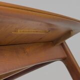 Table de Salle à Manger Extensible en Teck par Svend Aage Madsen pour K. Knudsen & Son, Danemark, années 1960