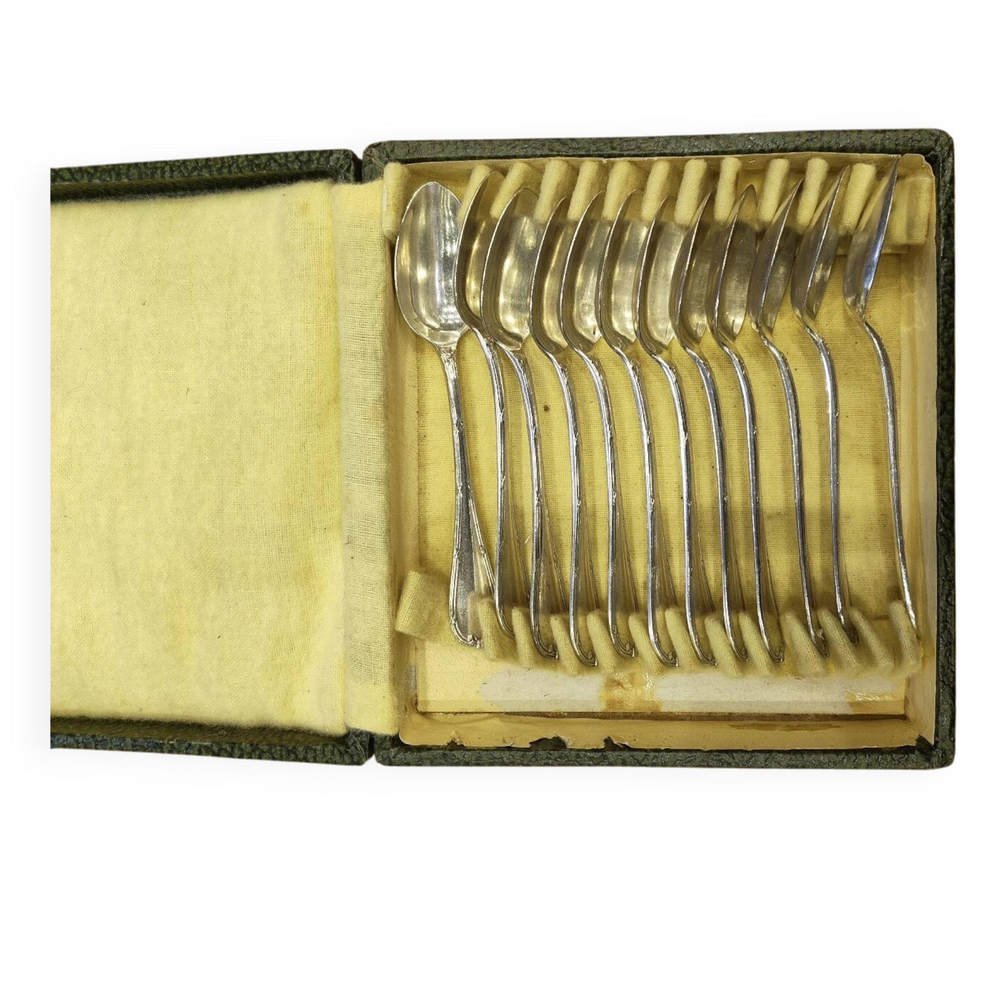 Christofle spoons model Crossed Ribbons