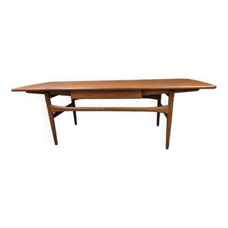 Table basse en teck scandinave 1960 Danemark