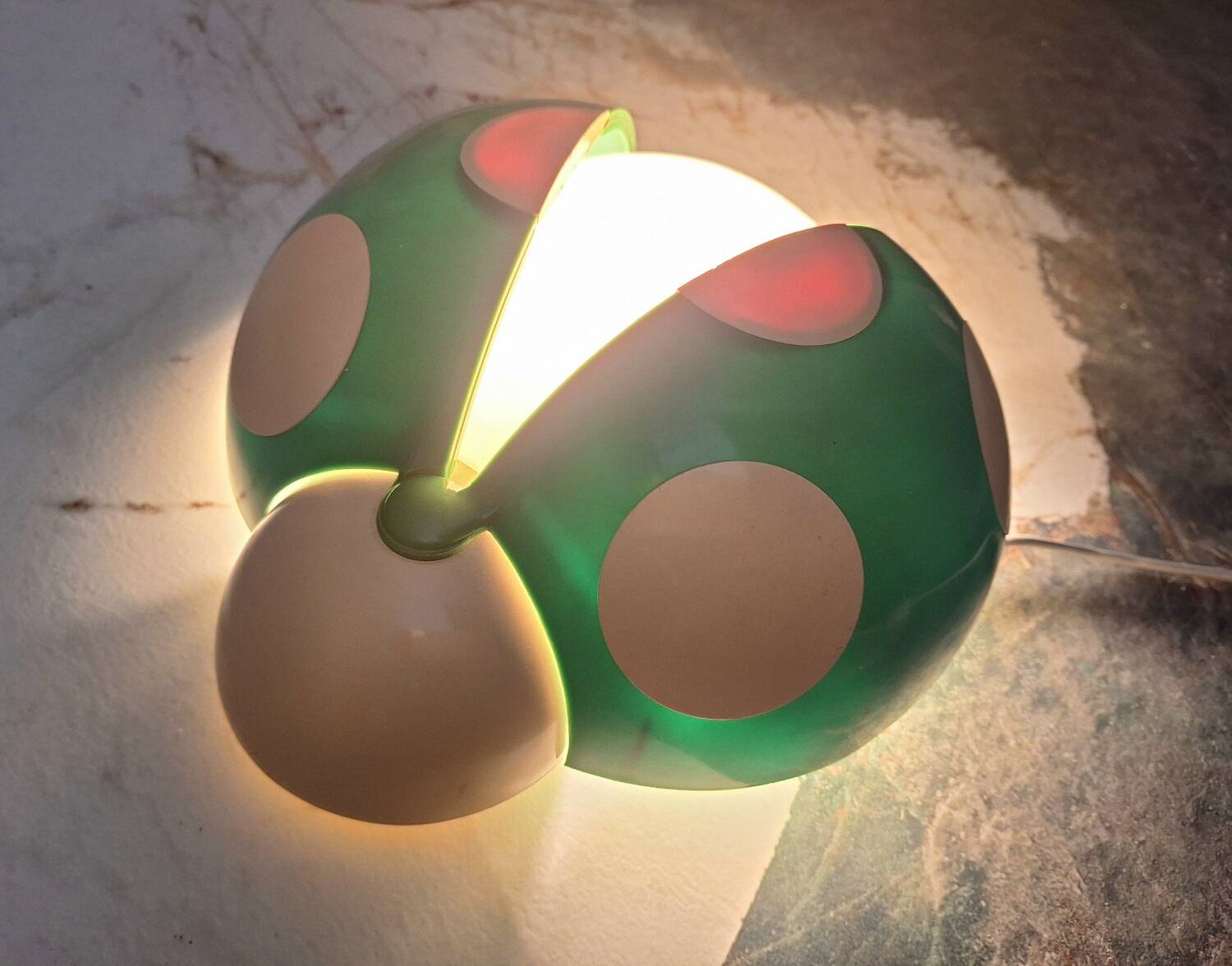 Lucinelle lamp by Jean-Pierre Vitrac, vintage lighting, designer wall light