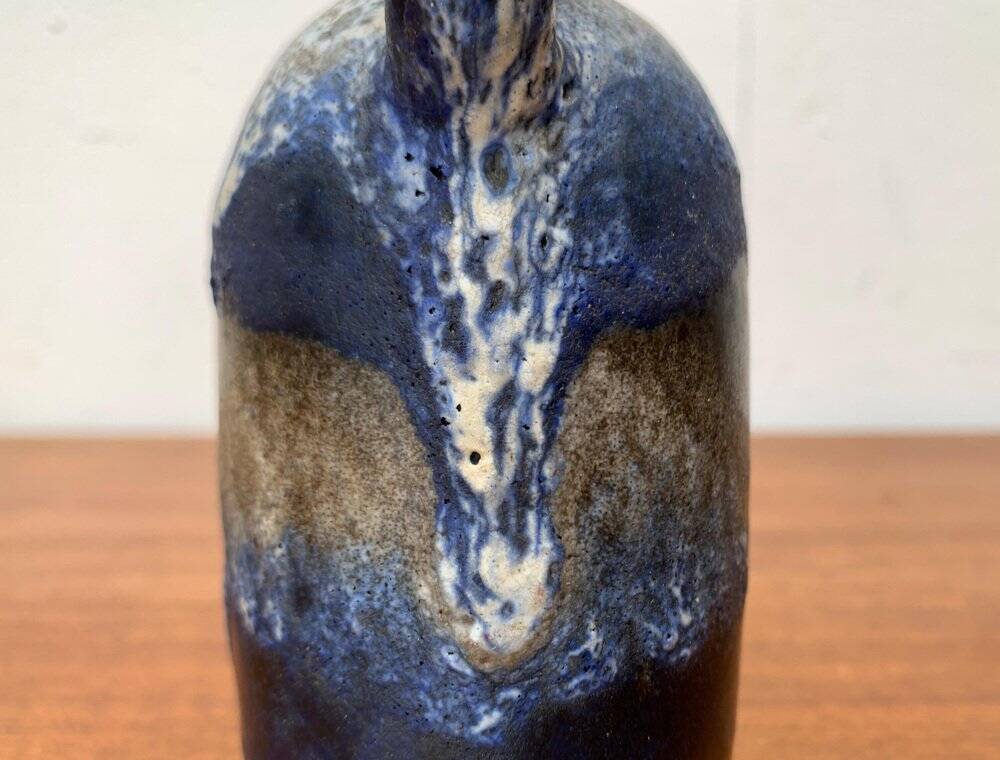 Carafe vase in German pottery WGP Fat Lava mid-century style by Ruscha, 1960s.