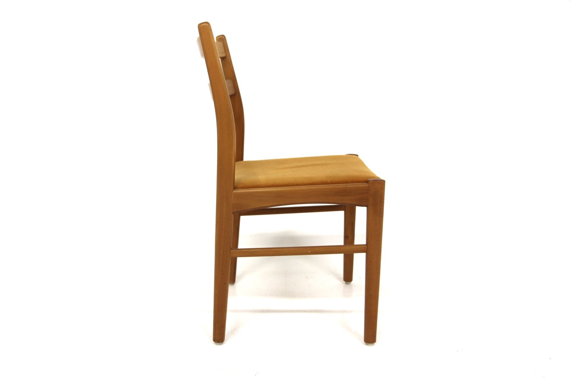 Set of 4 Scandinavian beech chairs, Sweden, 1960