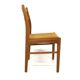 Set of 4 Scandinavian beech chairs, Sweden, 1960