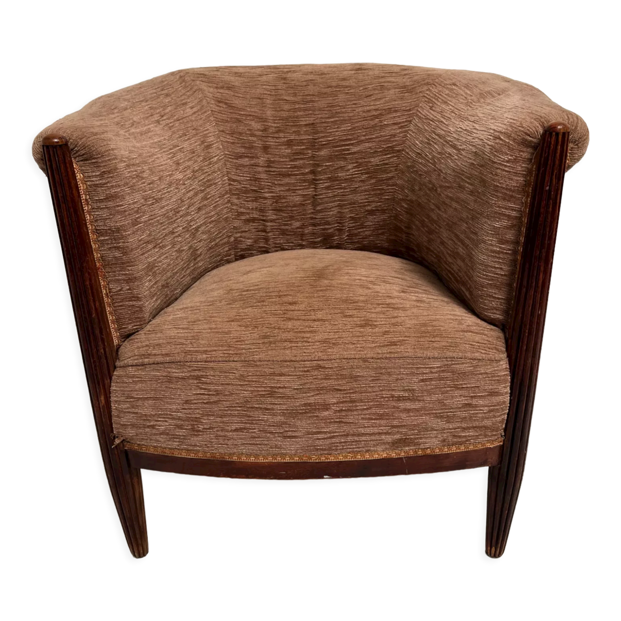 Armchair in the shape of a barrel 20-30s