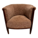 Fauteuil en forme de tonneau années 20-30