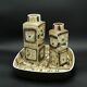 Set of 2 vases and 1 tray signed nils thorsson
