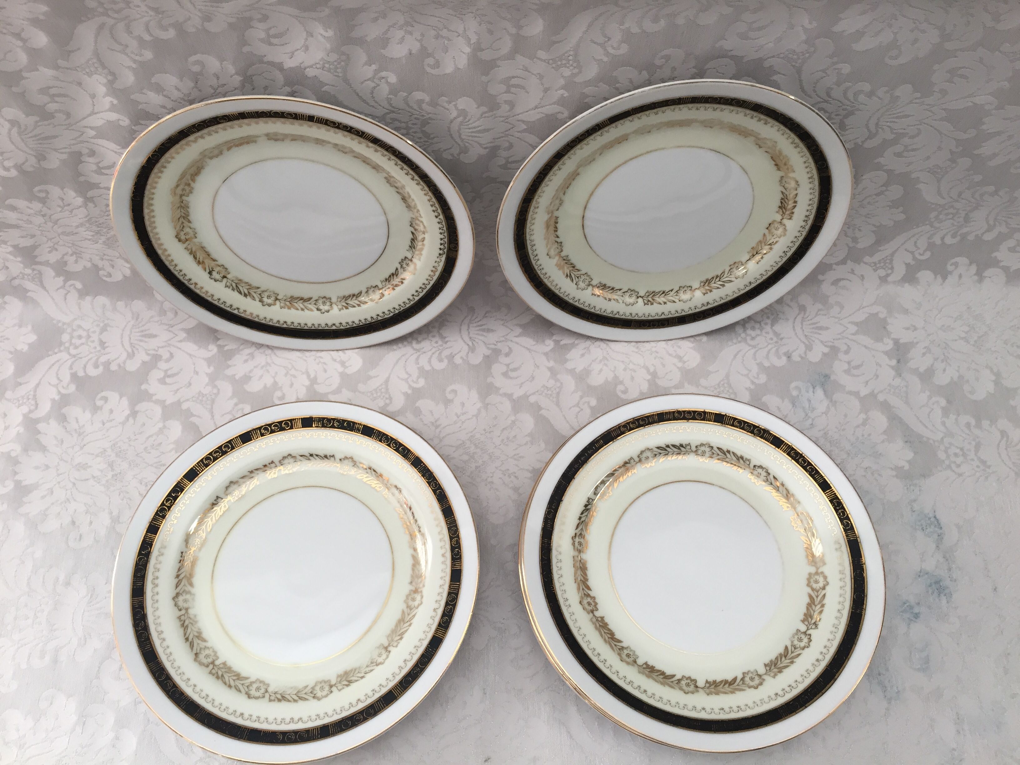 Lot Dessert Plates Fine Porcelain DeLuxe Made in Japan