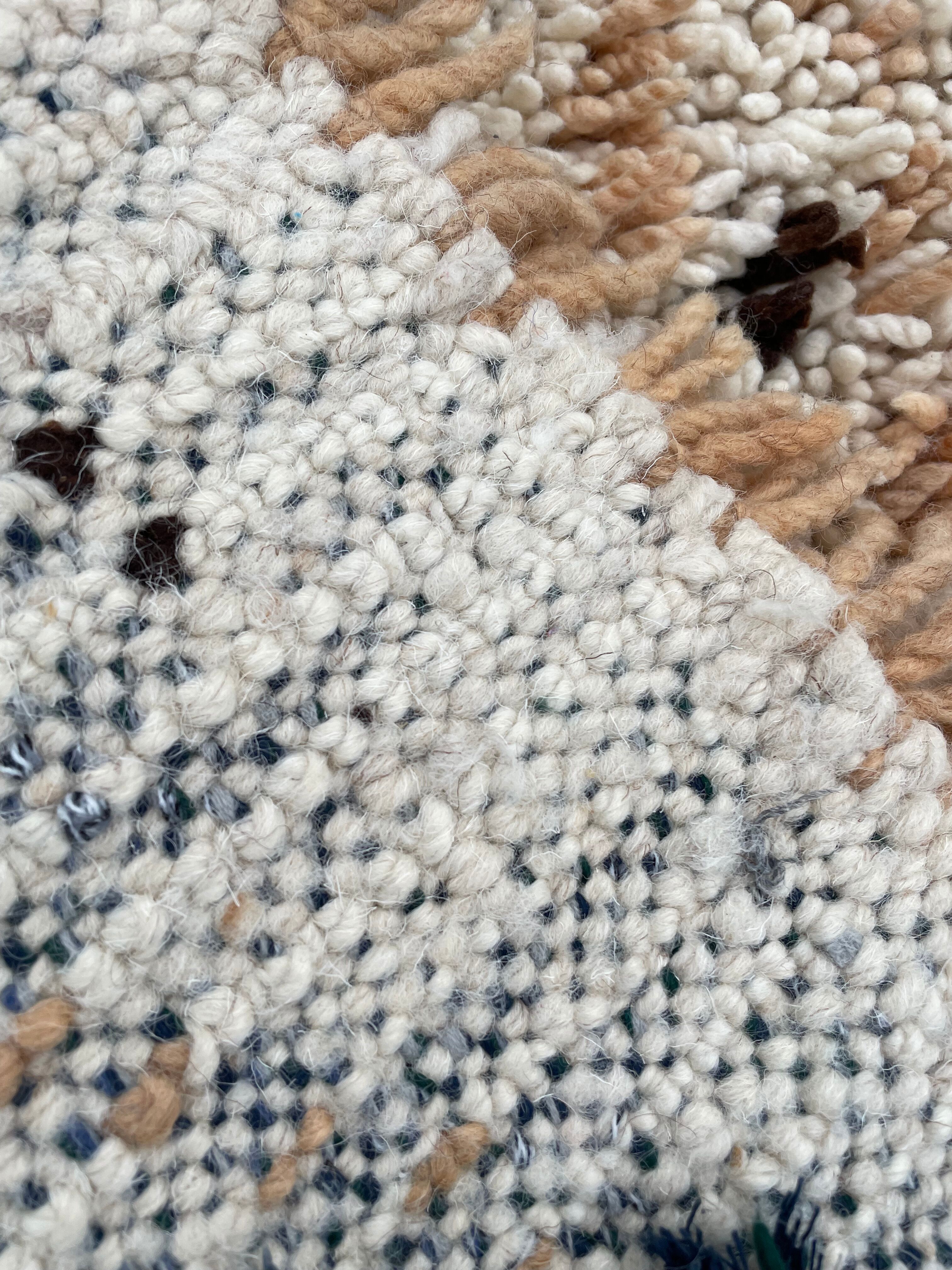 Carpet berbere beni ouarain old 105x175 cm