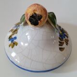 Small old earthenware spice pot