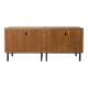 Enfilade moderniste deux buffets teck Antoine Philippon et Jacqueline Lecoq