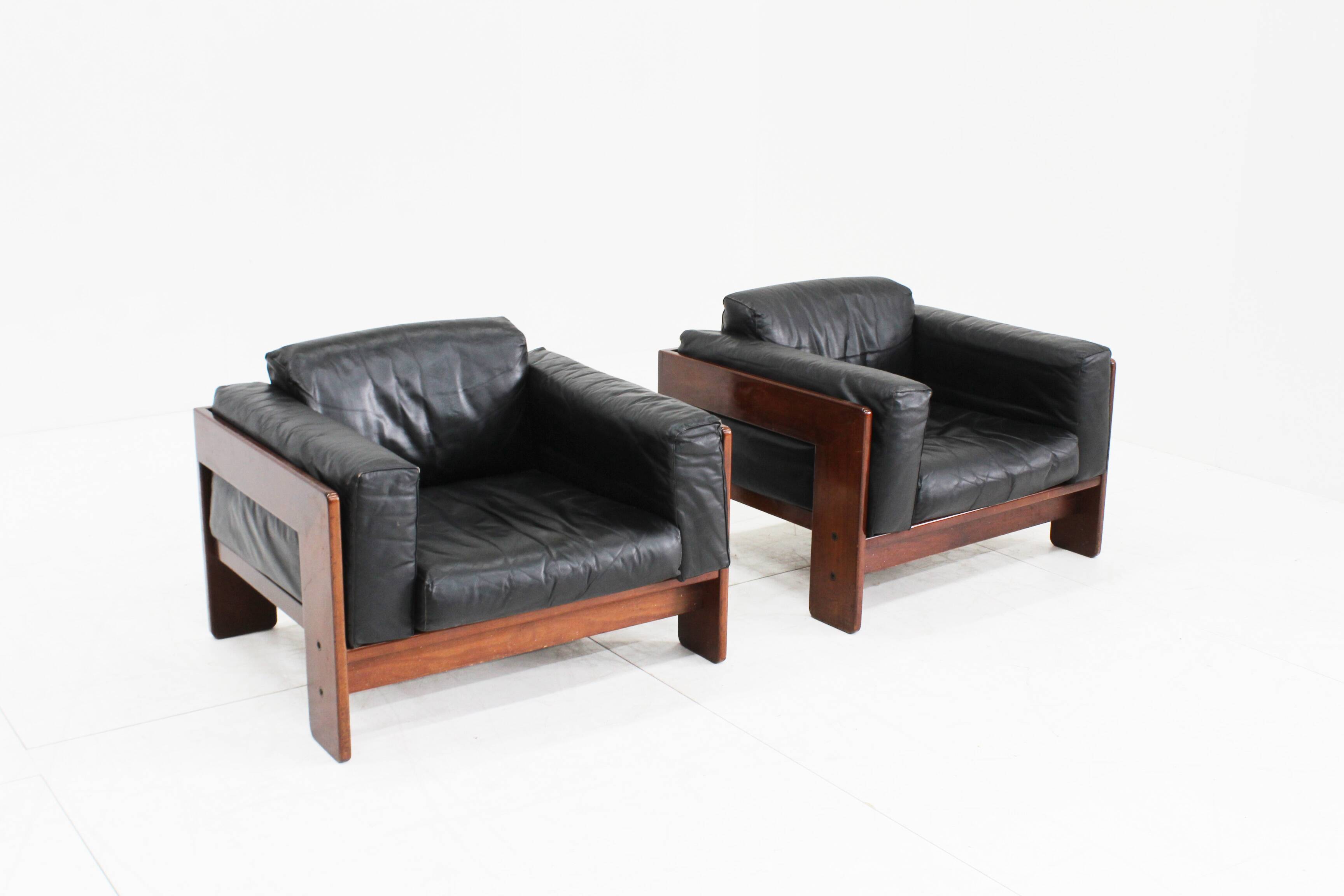 Vintage Knoll Bastiano Armchairs by Tobia Scarpa set of 2