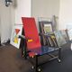 Cassina armchair in Rietveld style – Italian design from the 1980s.