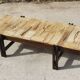 Coffee table Model Garrigue in Ceramics and Wood by Roger Capron, France, 1950s
