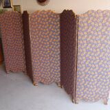 Antique 5-panel screen – Souleiado fabric