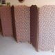 Antique 5-panel screen – Souleiado fabric