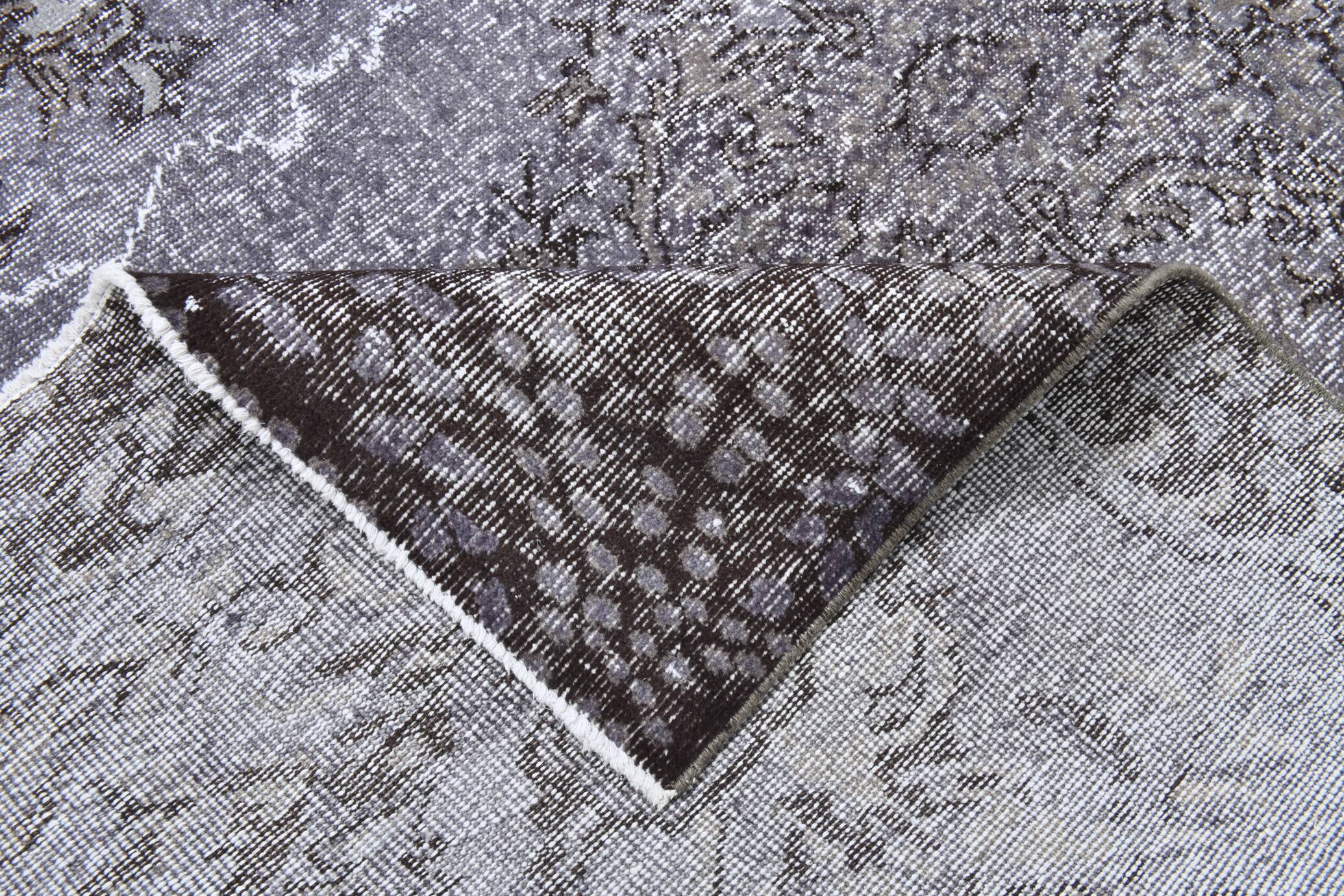 5x9 Rug For Living Room Blue Gray Floral Vintage Area Rug, 170x268Cm SK 1390