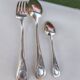 38-piece silver-plated cutlery set by Apollo.