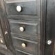 Blackened wooden sideboard of the 1950s
