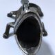 Vintage silver metal crocodile alligator lighter ashtray