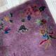 Chinese Art Deco handmade antique carpet 67cm x 124cm) 1920s