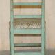 Pair of antique French chairs with original paint.