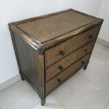 Rattan chest of drawers and canning