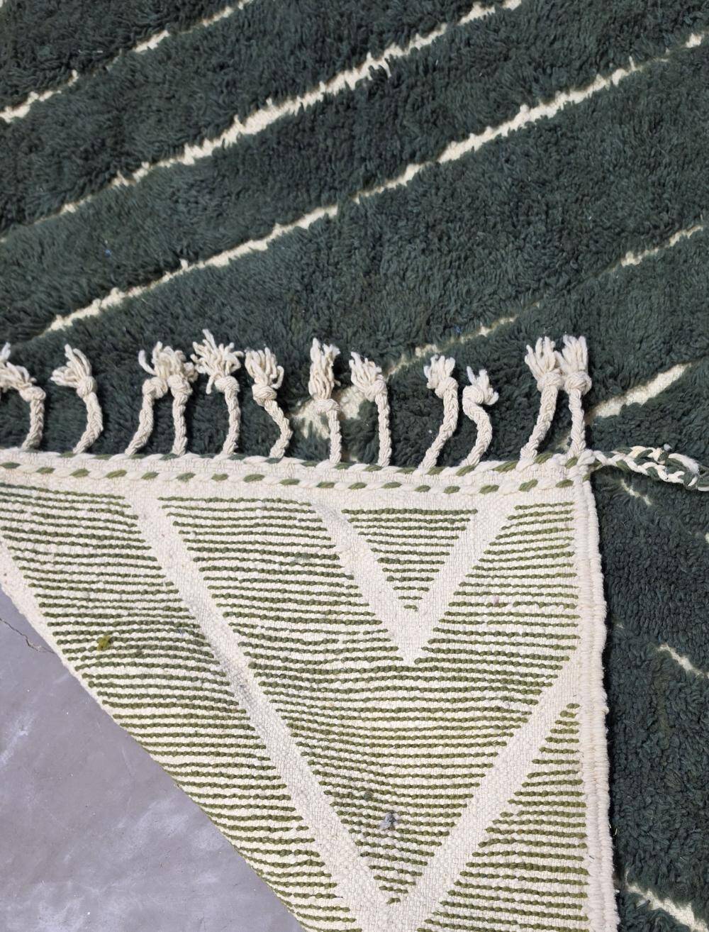 Tapis Vert Marocain - 298 x 205 cm