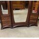 Antique Art Nouveau wardrobe, linen cupboard